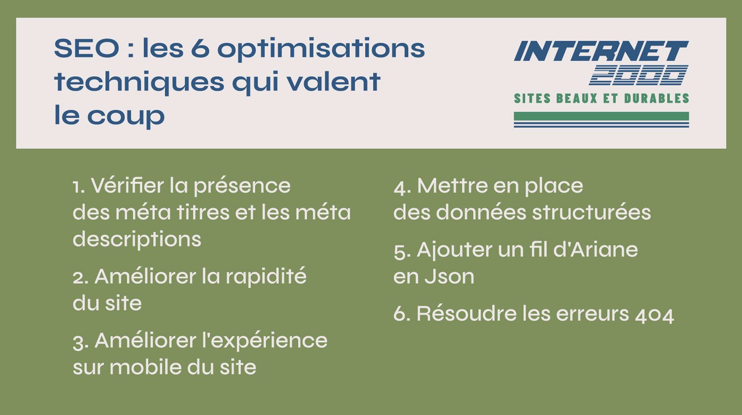 SEO : les 6 optimisations techniques qui valent le coup