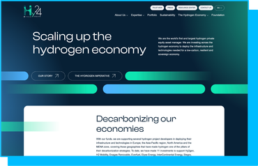 Site headless éco-conçu Hy24 par Internet 2000