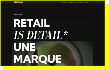 Site headless éco-conçu SCORE DDB par Internet 2000