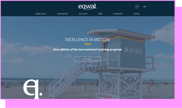 Site headless éco-conçu Eqwal par Internet 2000